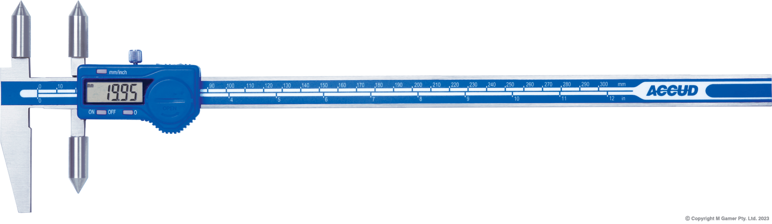 Digital Centerline/Edge to Center Caliper