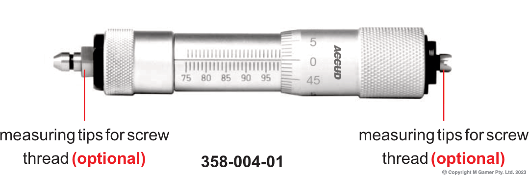 Internal Screw Thread Micrometers