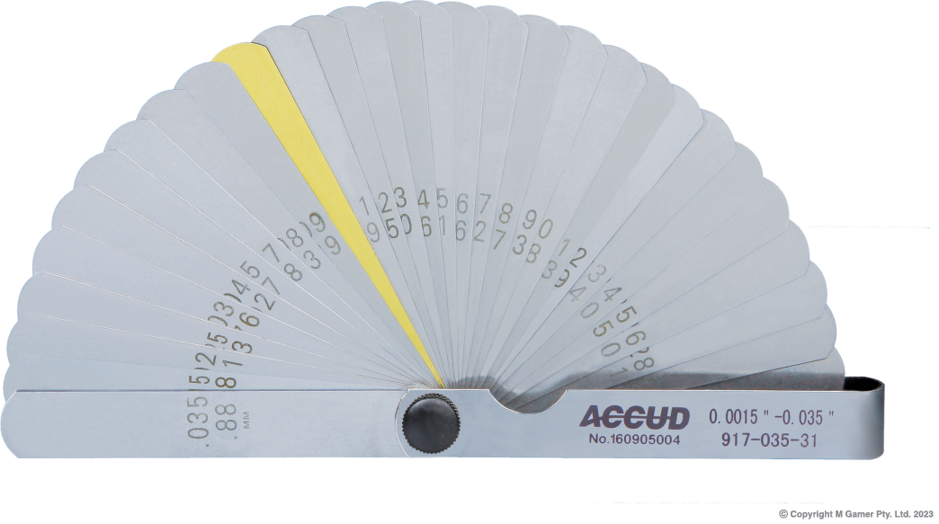 Imperial Feeler Gauge